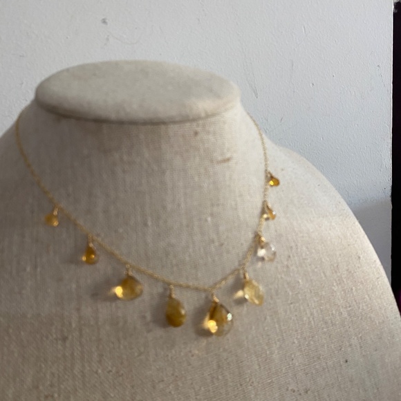Yellow tourmaline Necklace - Picture 3 of 4